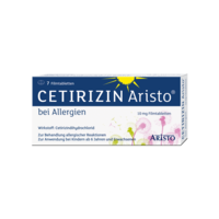 CETIRIZIN Aristo bei Allergien 10 mg Filmtabletten