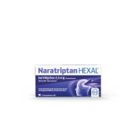 NARATRIPTAN HEXAL bei Migräne 2,5 mg Filmtabletten