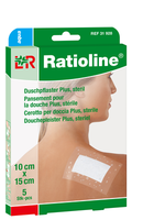 RATIOLINE aqua Duschpflaster Plus 10x15 cm steril