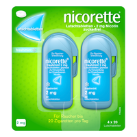 NICORETTE freshmint 2 mg Lutschtabletten gepresst