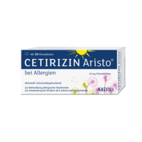 CETIRIZIN Aristo bei Allergien 10 mg Filmtabletten