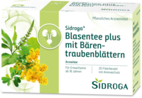 SIDROGA Blasentee plus mit Bärentraubenblättern