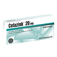 CEFAZINK 20 mg Filmtabletten