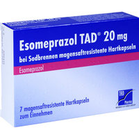 ESOMEPRAZOL TAD 20 mg bei Sodbrennen msr.Hartkaps.