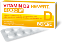 VITAMIN D3 HEVERT 4.000 I.E. Tabletten