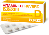 VITAMIN D3 HEVERT 2.000 I.E. Tabletten