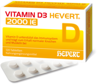 VITAMIN D3 HEVERT 2.000 I.E. Tabletten