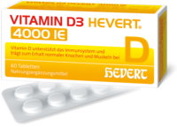 VITAMIN D3 HEVERT 4.000 I.E. Tabletten