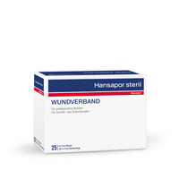 HANSAPOR steril Wundverband 6x7 cm