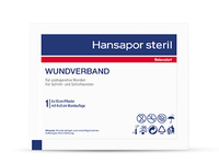 HANSAPOR steril Wundverband 8x10 cm