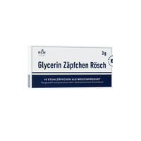 GLYCERIN ZÄPFCHEN Rösch 3 g gegen Verstopfung