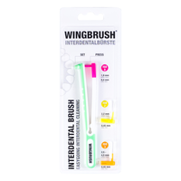 WINGBRUSH Starter-Set Halter m.3 Bürsten