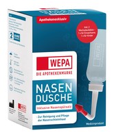 WEPA Nasendusche mit 10x2,95 g Nasenspülsalz