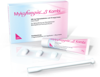 MYKOFUNGIN 3 Kombi 200 mg Vaginaltab.+10 mg/g Cre.