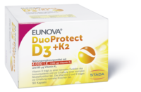 EUNOVA DuoProtect D3+K2 4000 I.E./80 µg Kapseln