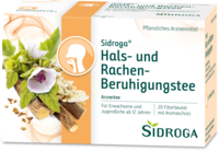 SIDROGA Hals- und Rachen-Beruhigungstee Filterbtl.