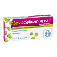 LEVOCETIRIZIN HEXAL bei Allergien 5 mg Filmtabl.