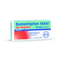 SUMATRIPTAN HEXAL bei Migräne 50 mg Tabletten