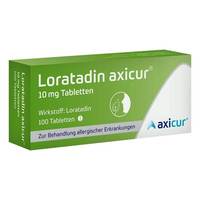 LORATADIN axicur 10 mg Tabletten