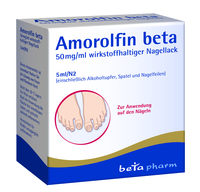 AMOROLFIN beta 50 mg/ml wirkstoffhalt.Nagellack