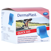 DERMAPLAST Quick Aid Schaumverb.6 cmx2 m blau