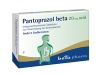 PANTOPRAZOL beta 20 mg acid magensaftres.Tabletten