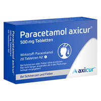 PARACETAMOL axicur 500 mg Tabletten