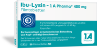 IBU-LYSIN 1A Pharma 400 mg Filmtabletten