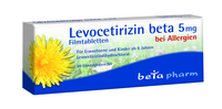 LEVOCETIRIZIN beta 5 mg Filmtabletten