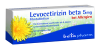 LEVOCETIRIZIN beta 5 mg Filmtabletten