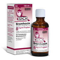 BROMHEXIN Hermes Arzneimittel 8 mg/ml Tropfen