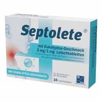 SEPTOLETE mit Eukalyptus-Geschmack 3mg/1mg Lut.-T.