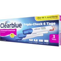 CLEARBLUE Schwangerschaftst.TripleCheck ultra-früh