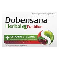 DOBENSANA Herbal Kirschgeschm.Vit.C & Zink Pastil.