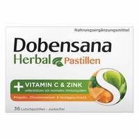 DOBENSANA Herbal Honiggeschm.Vit.C & Zink Pastil.