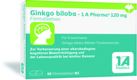 GINKGO BILOBA-1A Pharma 120 mg Filmtabletten