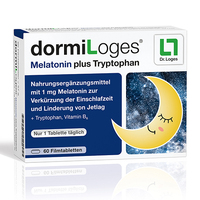 DORMILOGES 1 mg Melatonin plus Tryptophan Filmtab.