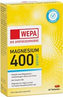 WEPA Magnesium 400 DEPOT+B6 Tabletten