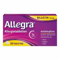 ALLEGRA Allergietabletten 20 mg Tabletten