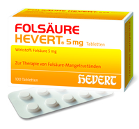 FOLSÄURE HEVERT 5 mg Tabletten