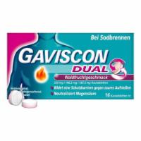 GAVISCON DUAL Waldfrucht 250mg/106,5mg/187,5mg KTA