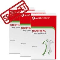 Nicotin AL 1 mg / Sprühstoß zur Rauchentwöhnung Sparset